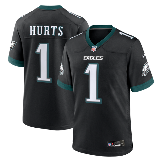Men's Philadelphia Eagles Jalen Hurts Nike Black Alternate product image 1