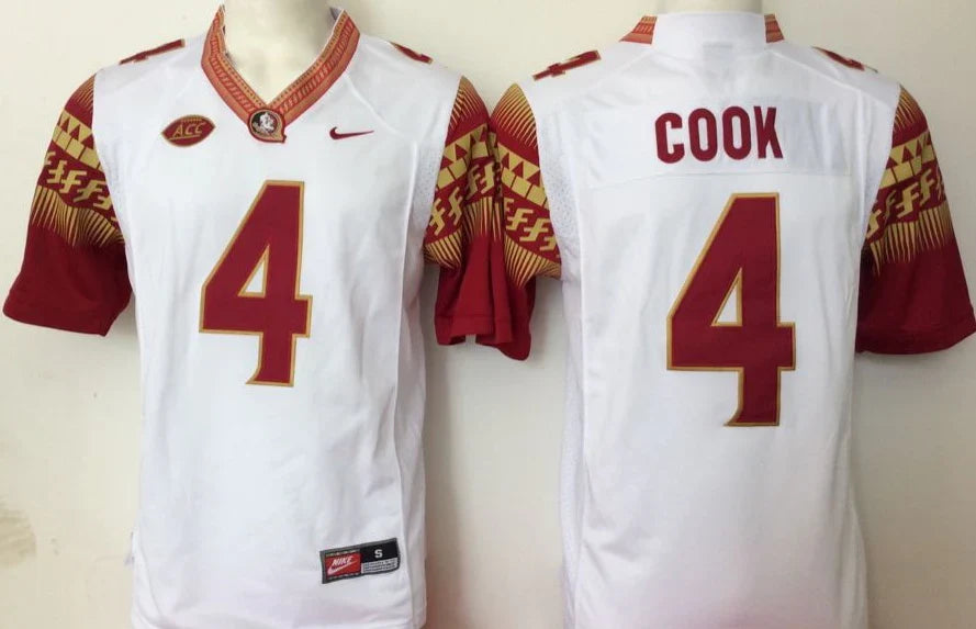 Dalvin Cook Florida State Seminoles Jersey white product image 1, provided for visual reference and product detail review
