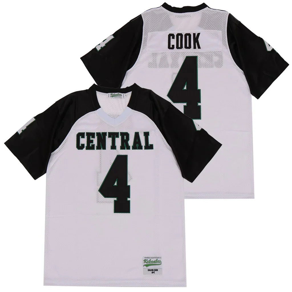 Dalvin Cook High School Jersey Miami Central HS Florida White product image 1, provided for visual reference and product