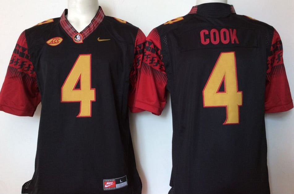 Dalvin Cook Florida State Seminoles Jersey Black product image 1, provided for visual reference and product detail review