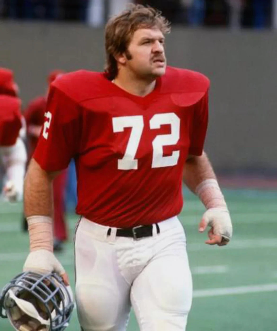 Dan Dierdorf St. Louis Cardinals NFL Mitchell & Ness Jersey red product image 3, provided for visual reference and product