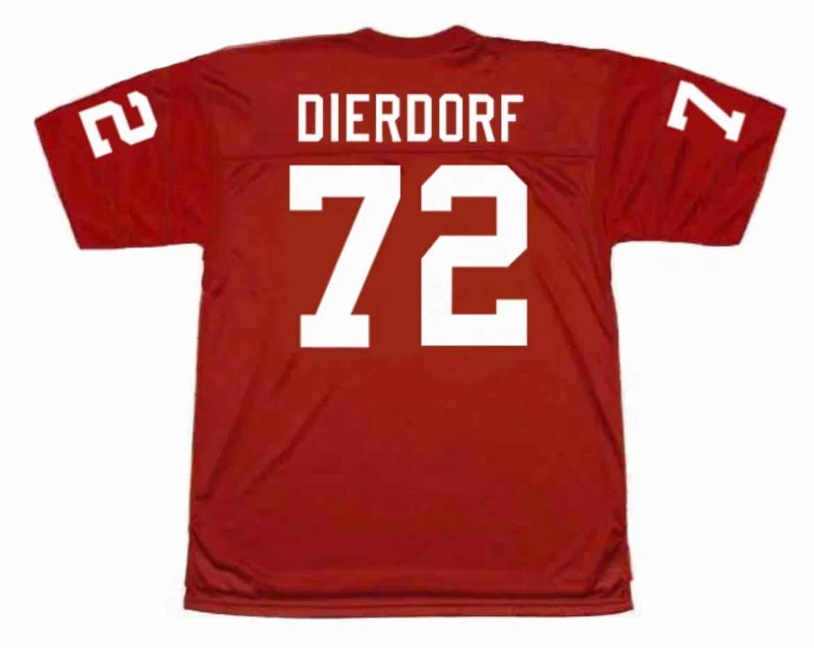 Dan Dierdorf St. Louis Cardinals NFL Mitchell & Ness Jersey red product image 1, provided for visual reference and product