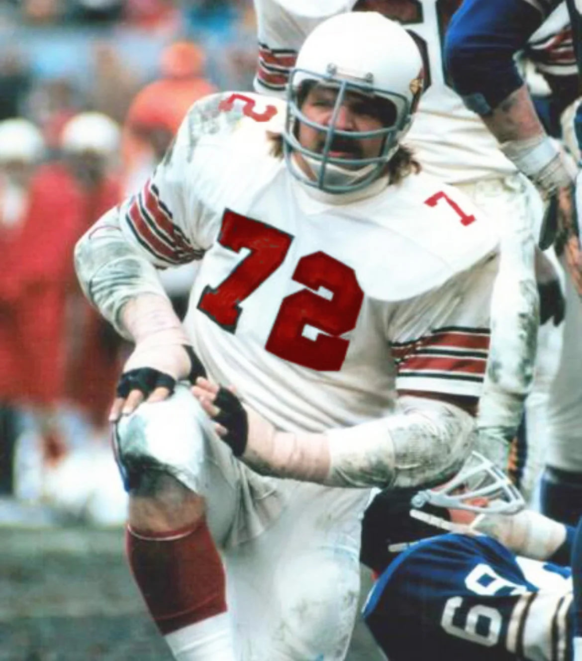 Dan Dierdorf St. Louis Cardinals NFL Mitchell & Ness Jersey white product image 3, provided for visual reference and product