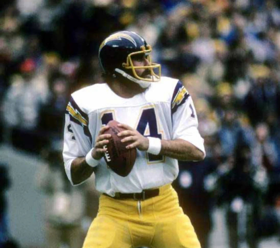 Dan Fouts San Diego Chargers Jersey Mitchell & Ness white product image 3, provided for visual reference and product detail