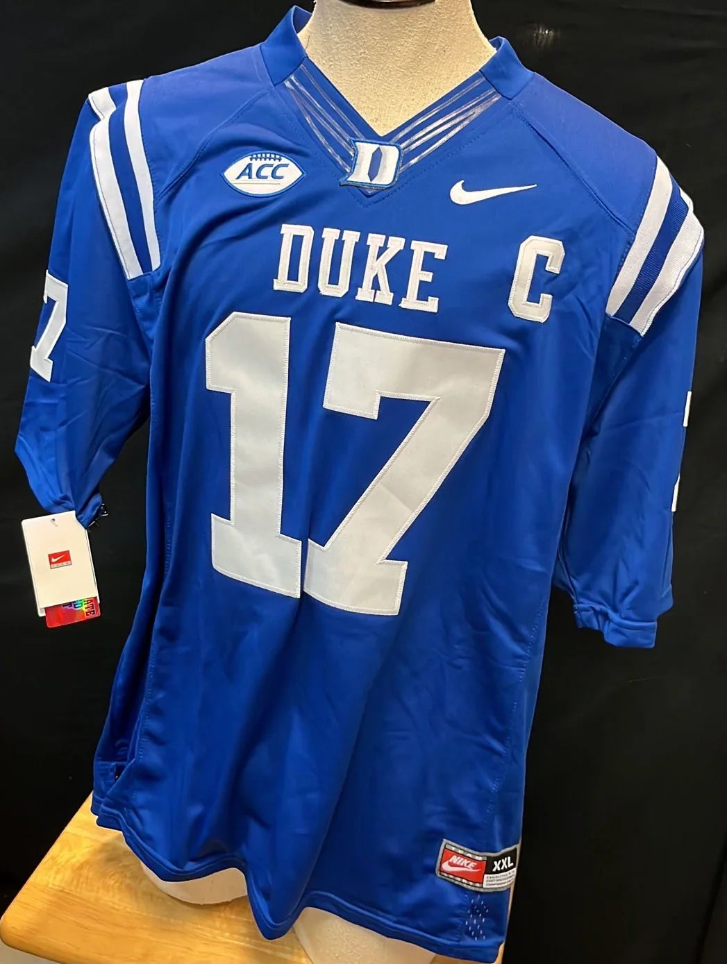 Daniel Jones Duke Blue Devils Jersey Nike product image 4, provided for visual reference and product detail review