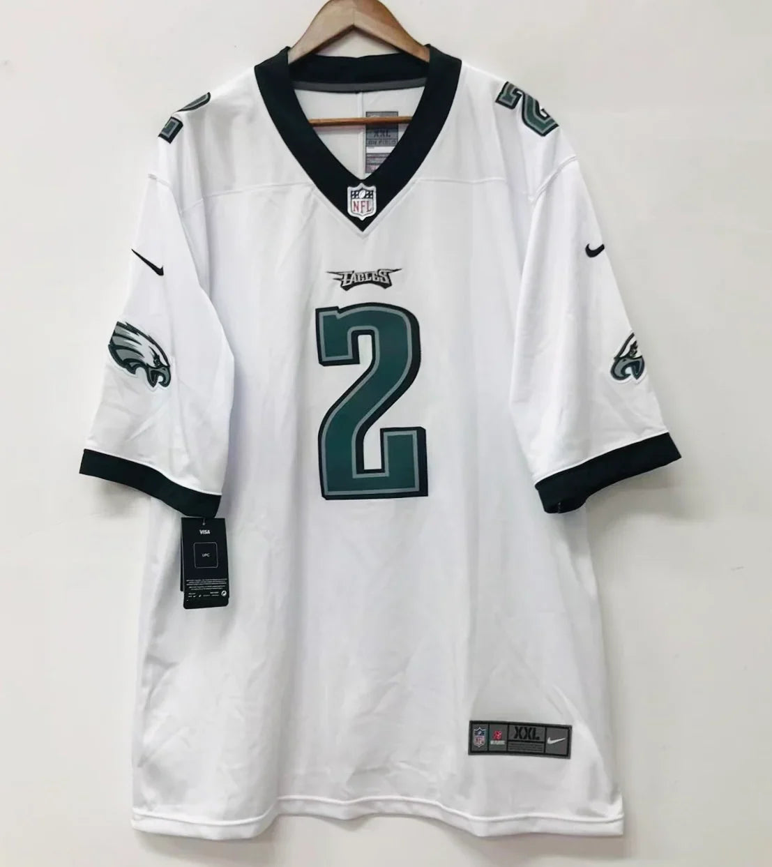 Darius Slay Jr. Philadelphia Eagles NFL Nike Jersey white product image 3, provided for visual reference and product detail