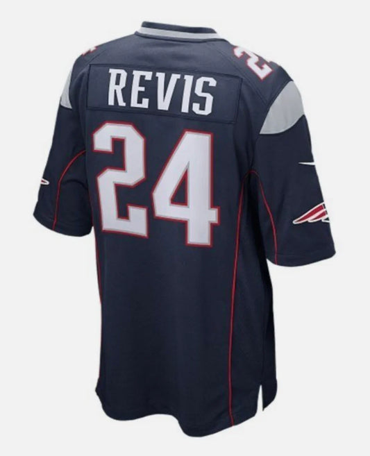 Darrelle Revis New England Patriots Official NFL Nike Jersey product image 1, provided for visual reference and product