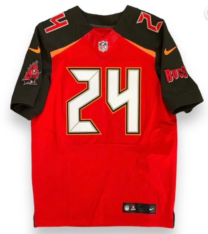 Darrelle Revis Tampa Bay Buccaneers Official NFL Nike Jersey Bright Red product image 2, provided for visual reference and