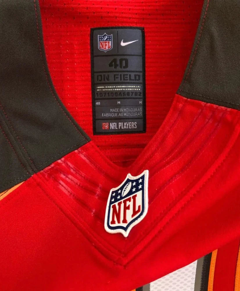 Darrelle Revis Tampa Bay Buccaneers Official NFL Nike Jersey Bright Red product image 3, provided for visual reference and