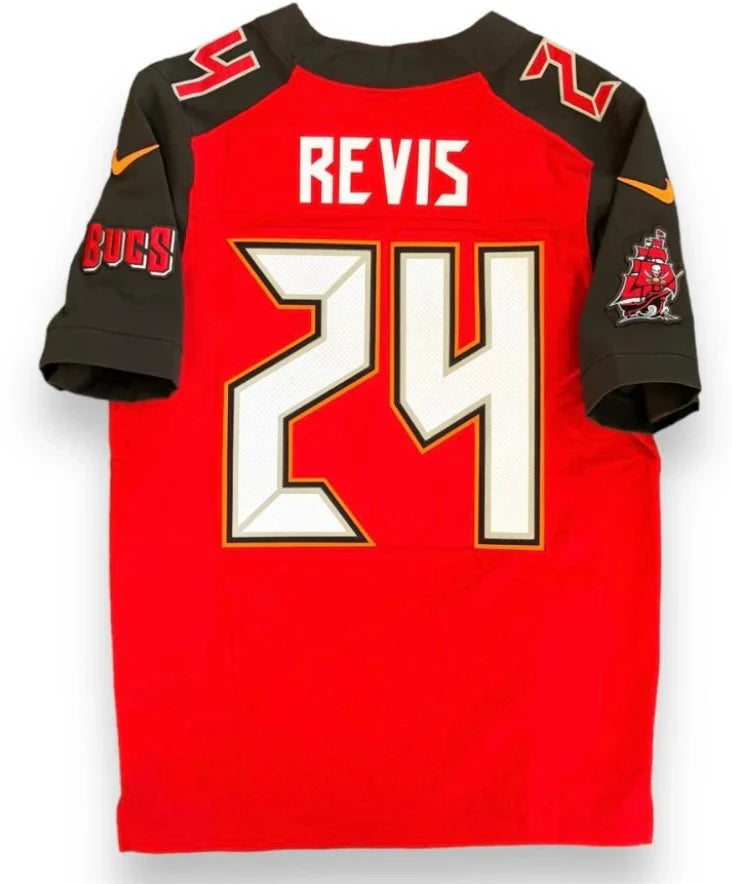 Darrelle Revis Tampa Bay Buccaneers Official NFL Nike Jersey Bright Red product image 1, provided for visual reference and