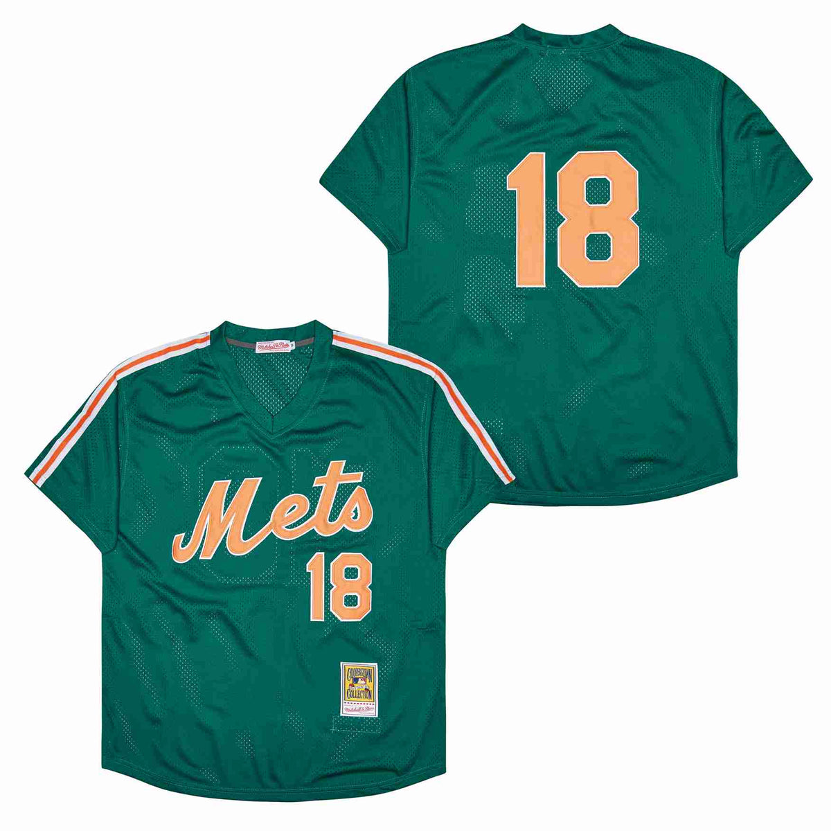 Darryl Strawberry New York Mets Jersey Mitchell & Ness St. Patrick’s Day product image 1, provided for visual reference and