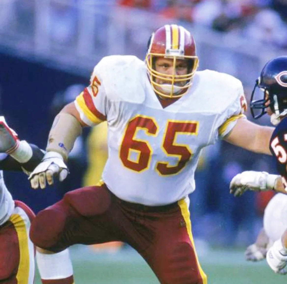 Dave Butz Washington Redskins Commanders Official NFL Mitchell & Ness Jersey white product image 3, provided for visual
