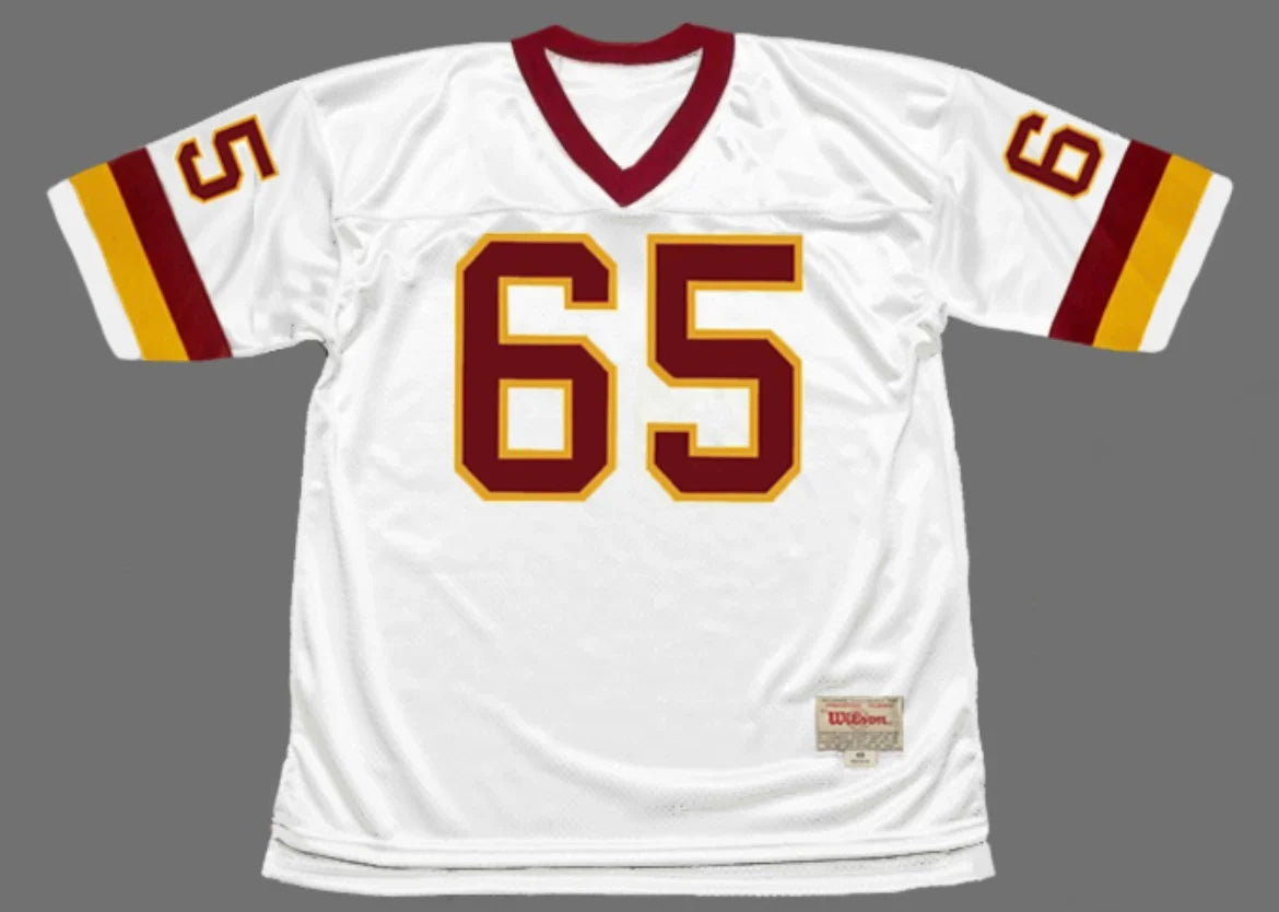Dave Butz Washington Redskins Commanders Official NFL Mitchell & Ness Jersey white product image 2, provided for visual