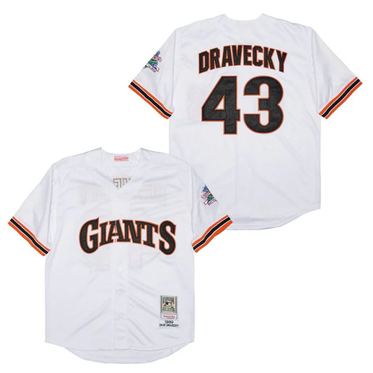 Dave Dravecky San Francisco Giants Jersey Mitchell & Ness product image 1, provided for visual reference and product detail
