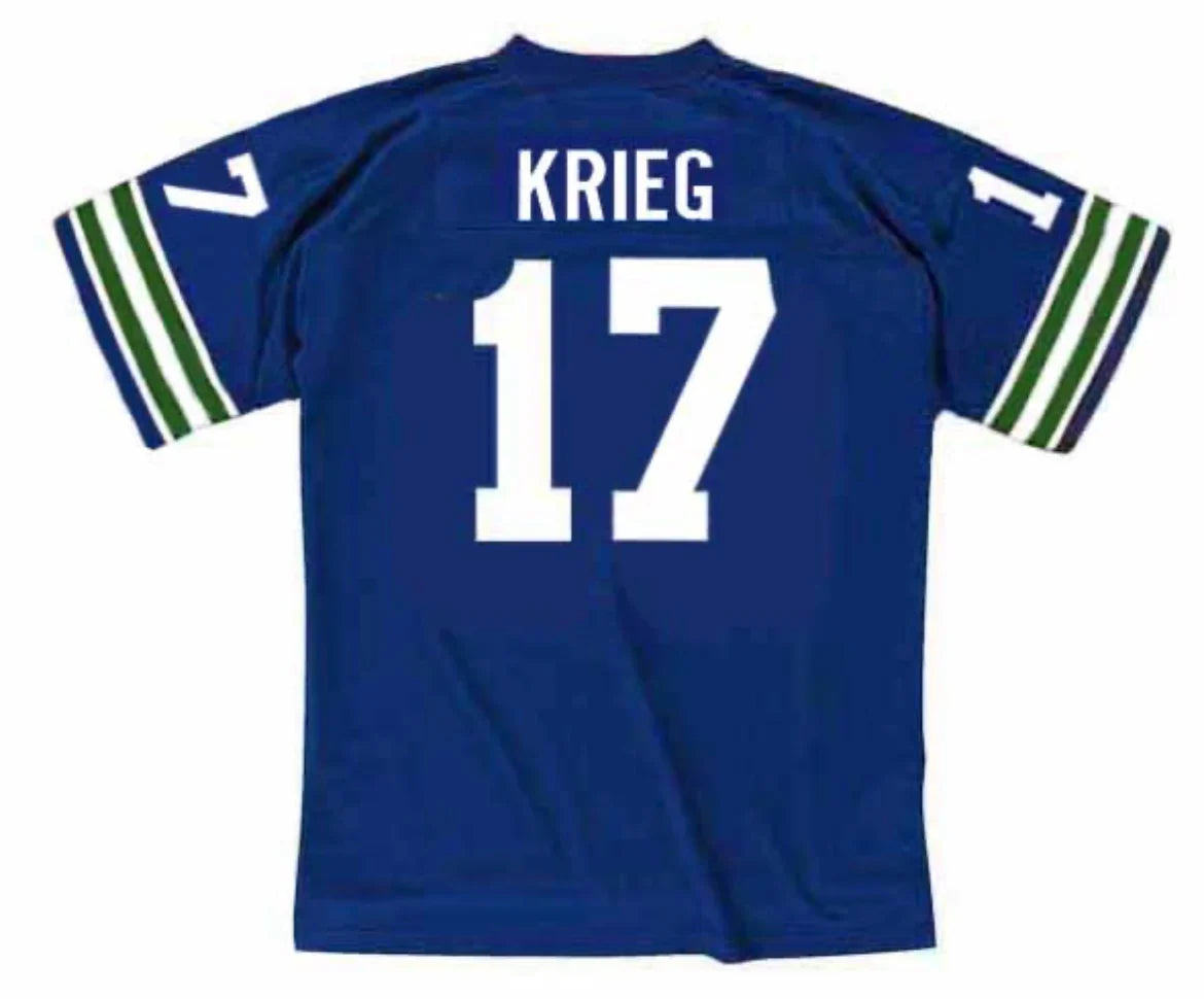 Dave Krieg Seattle Seahawks Official NFL Jersey Mitchell & Ness product image 1, provided for visual reference and product