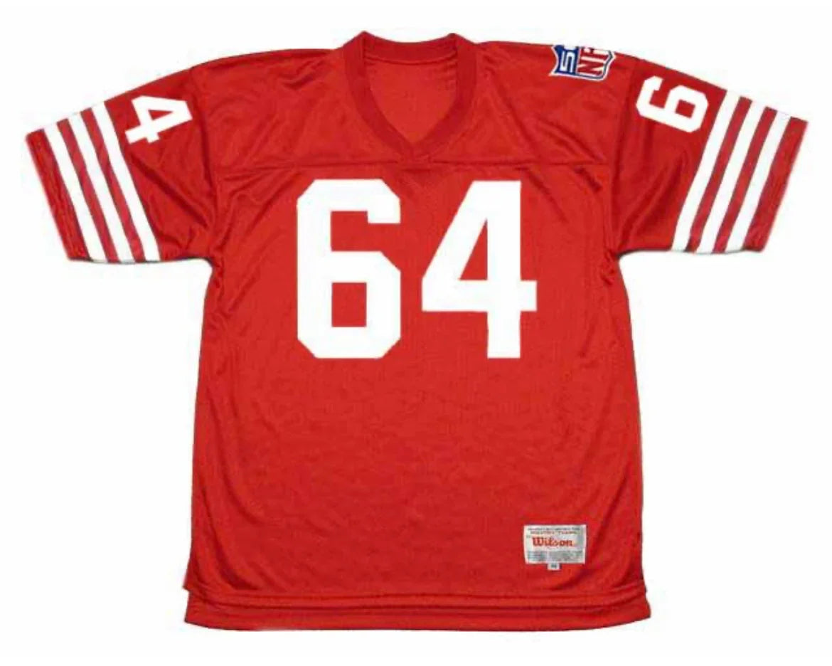 Dave Wilcox 1969 San Francisco 49ers Jersey Mitchell & Ness product image 2, provided for visual reference and product