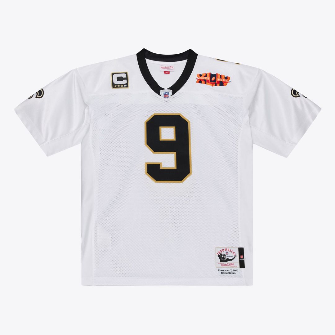 Men's New Orleans Saints Drew Brees Mitchell & Ness White product image 2
