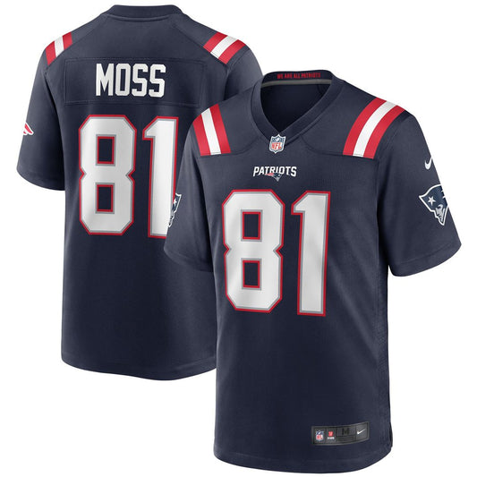 Men's New England Patriots Randy Moss Nike Navy Game product image 1