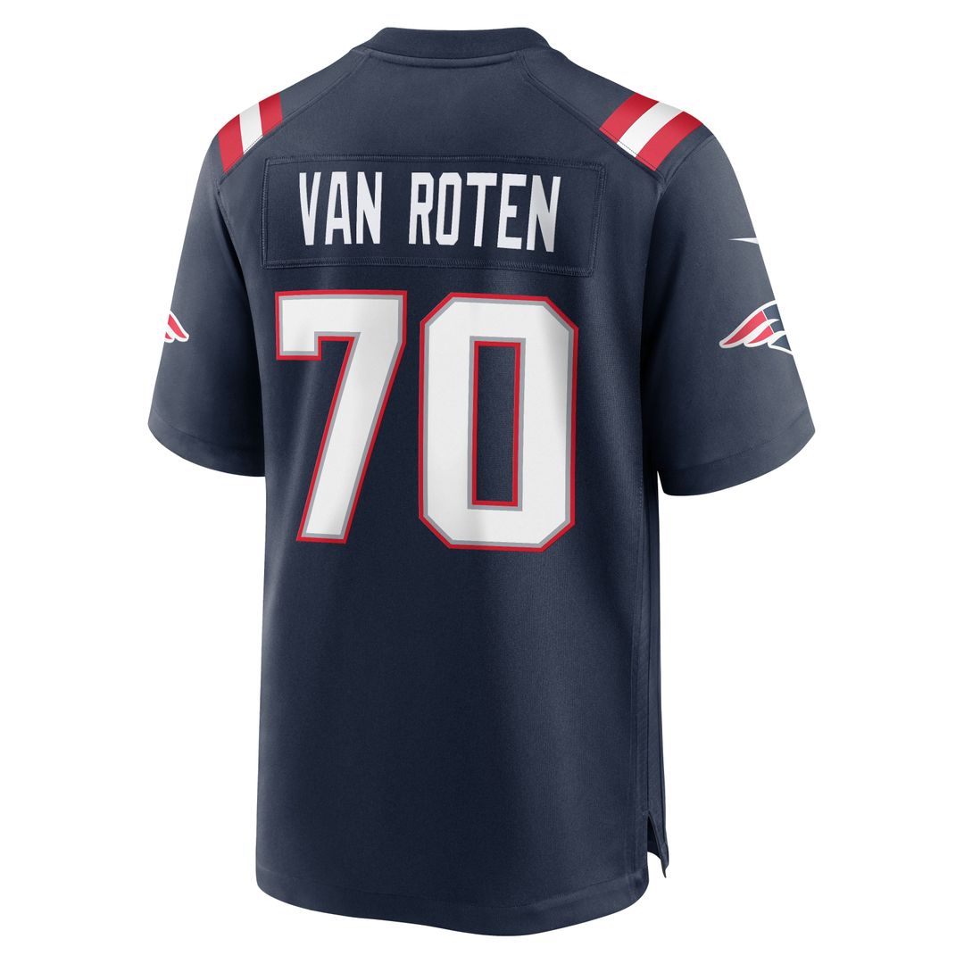 Men's New England Patriots Greg Van Roten Nike Navy Team product image 5