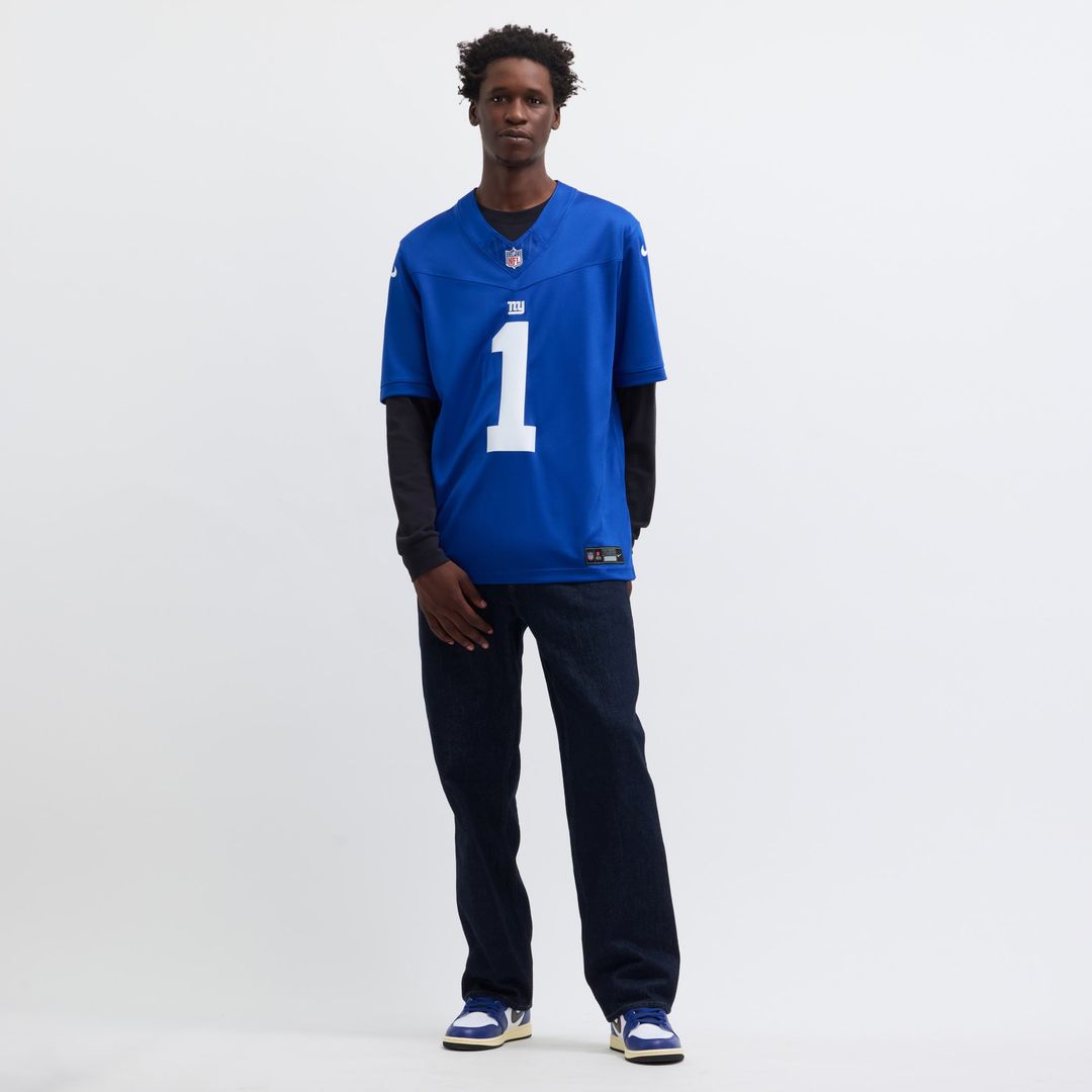 Men's New York Giants Malik Nabers Nike Royal Vapor product image 6