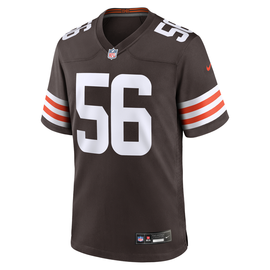 Men's Cleveland Browns Luke Wypler Nike Brown Team Game product image 2