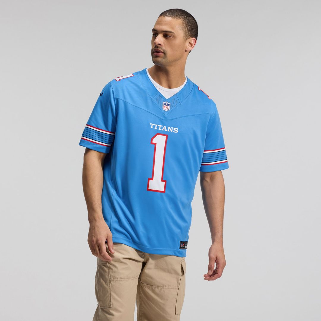 Men's Tennessee Titans Cameron Ward Nike Light Blue Team product image 4