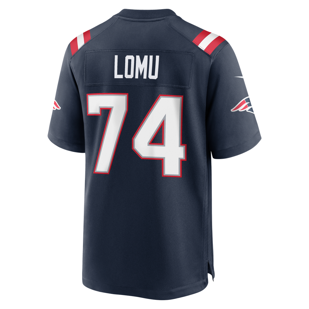 Men's New England Patriots Caleb Lomu Nike Navy Team Game product image 5