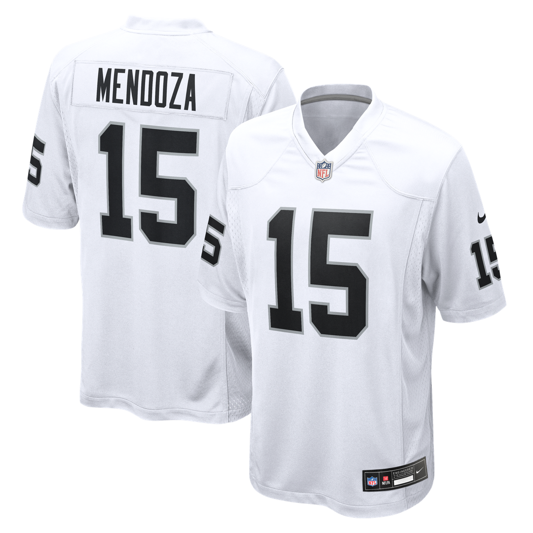Men's Las Vegas Raiders Fernando Mendoza Nike White Game product image 1