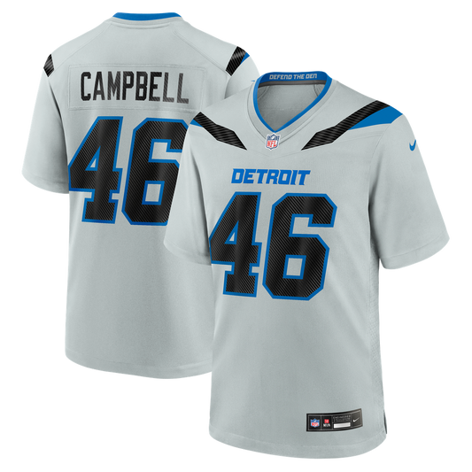 Men's Detroit Lions Jack Campbell Nike Silver 2026 product image 1