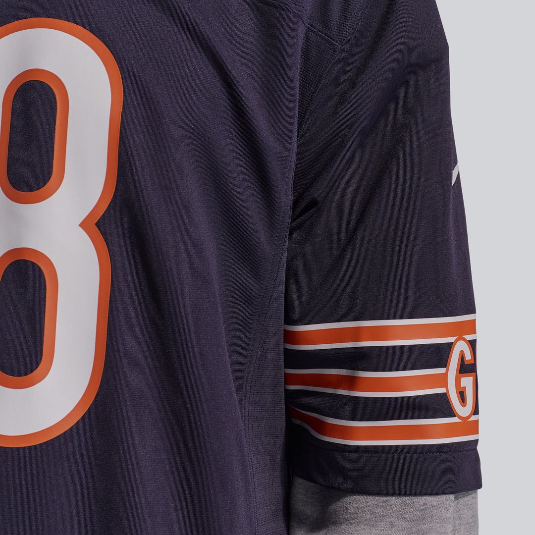 Men's Chicago Bears Caleb Williams Nike Navy Player Game product image 12