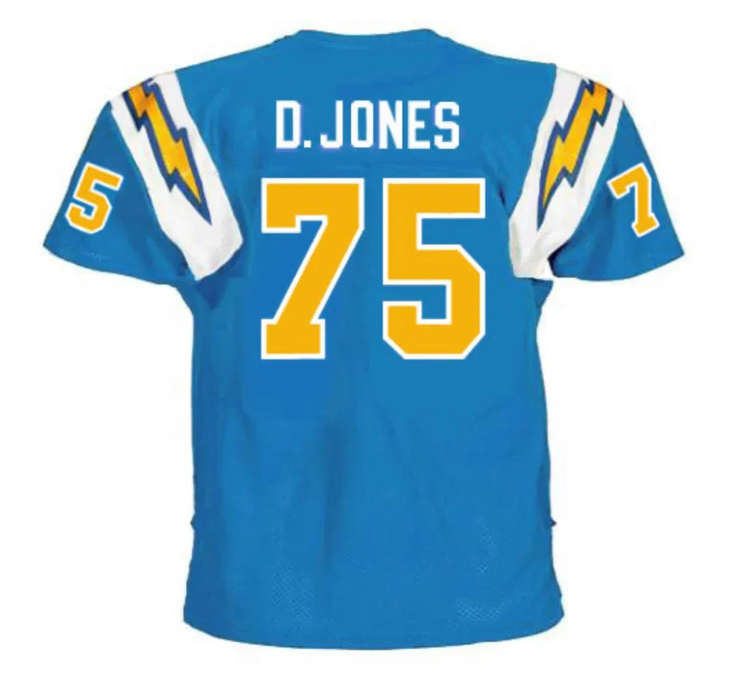 Deacon Jones San Diego Chargers NFL Mitchell & Ness Jersey product image 1, provided for visual reference and product detail