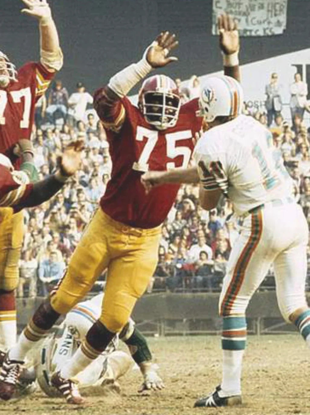 Deacon Jones Washington Redskins Commanders Official NFL Mitchell & Ness Jersey product image 3, provided for visual