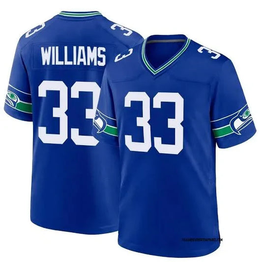 Dee Williams Seattle Seahawks Official NFL Jersey Nike Classic retro blue product image 1, provided for visual reference and