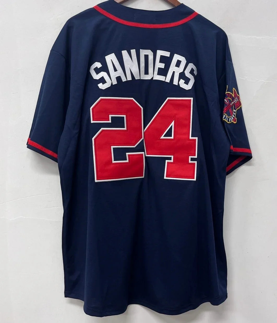 Deion Sanders Atlanta Braves 1992 Mitchell & Ness blue product image 2, provided for visual reference and product detail