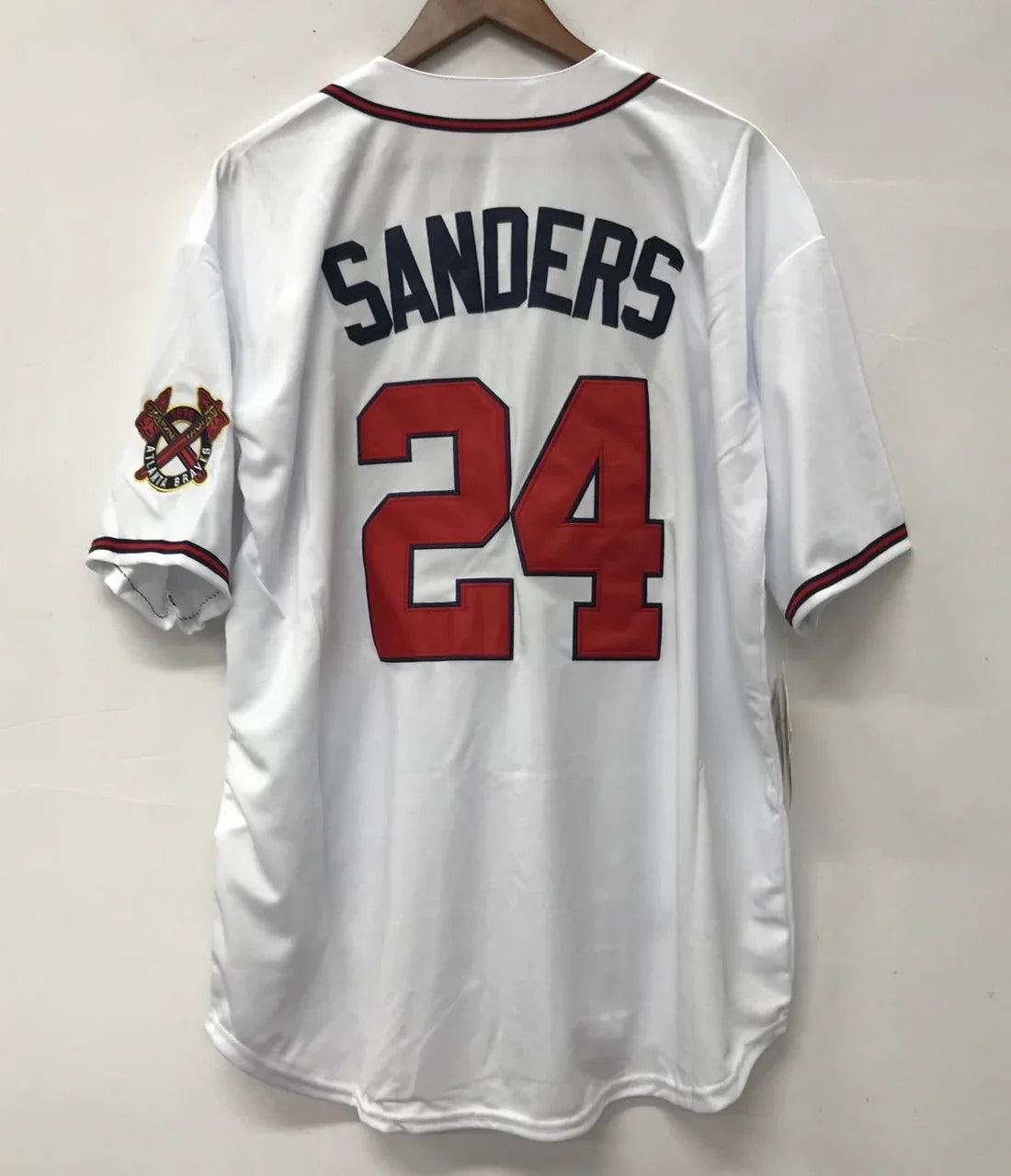 Deion Sanders Atlanta Braves 1992 Mitchell & Ness product image 2, provided for visual reference and product detail review