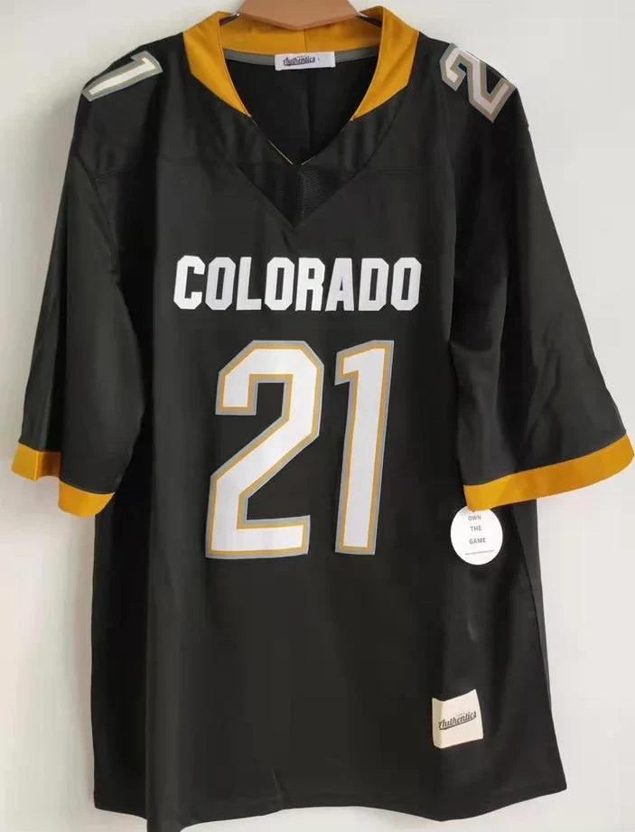 Deion Sanders Colorado Buffaloes Jersey Classic Authentics product image 2, provided for visual reference and product detail