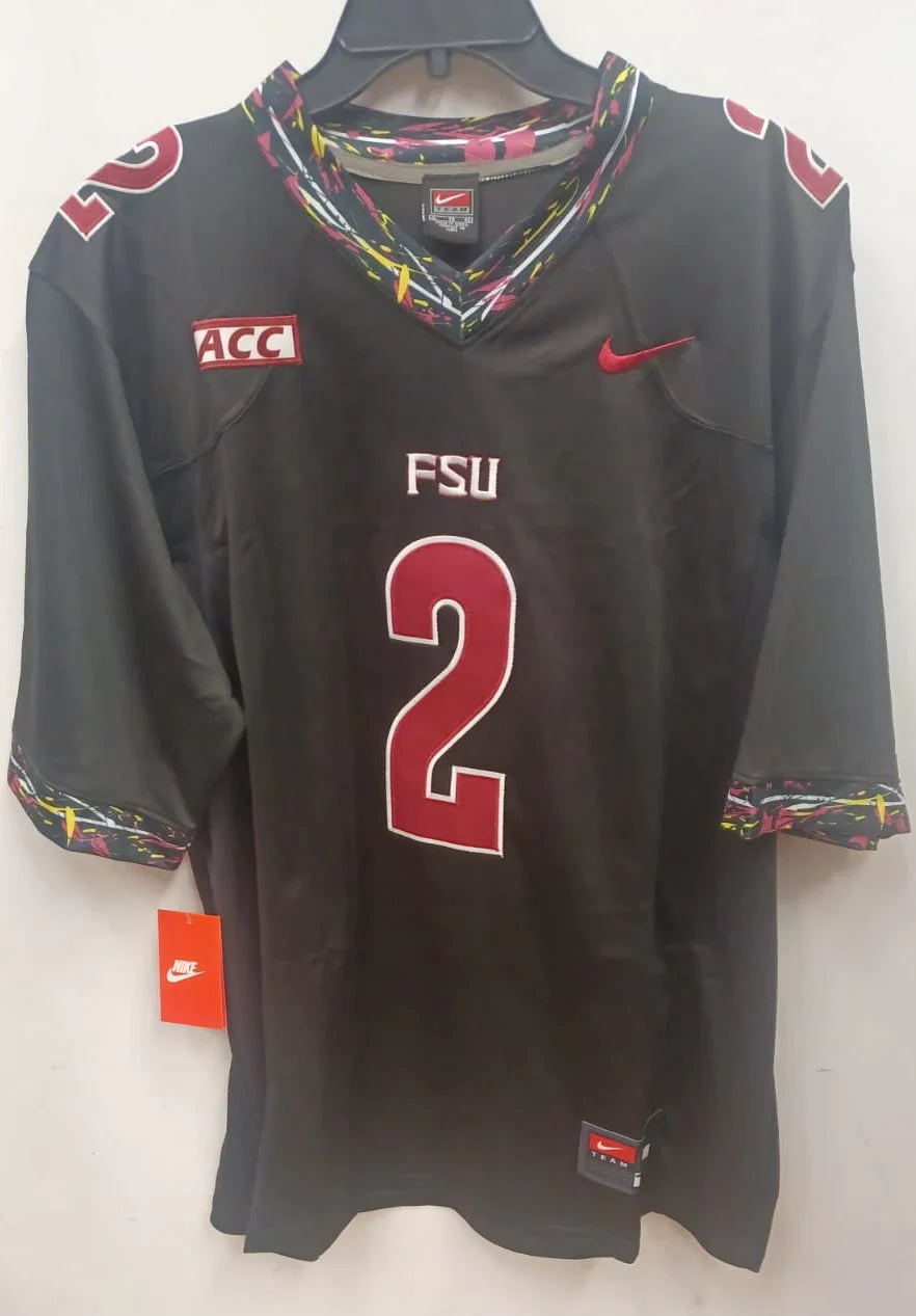 Deion Sanders Florida State Seminoles Jersey Black NIKE product image 3, provided for visual reference and product detail
