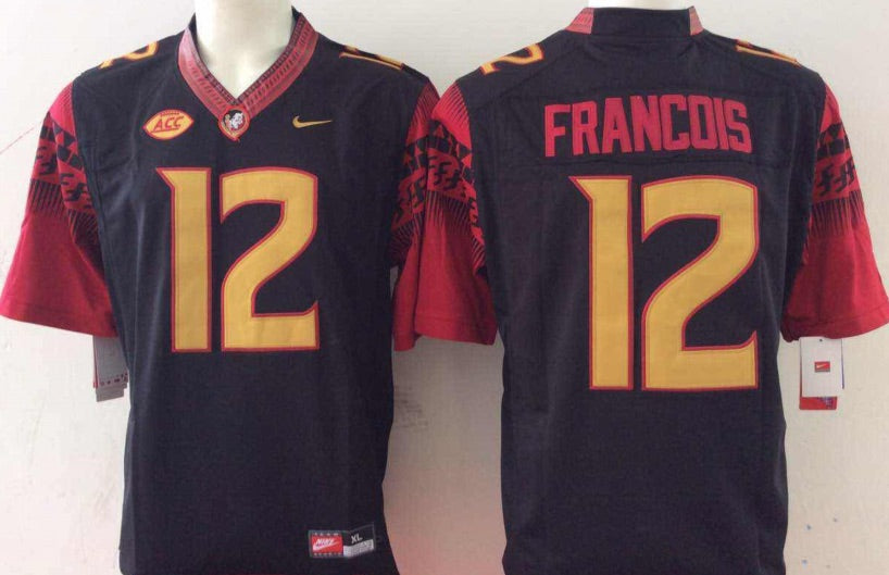 Deondre Francois Florida State Seminoles Jersey Black product image 1, provided for visual reference and product detail