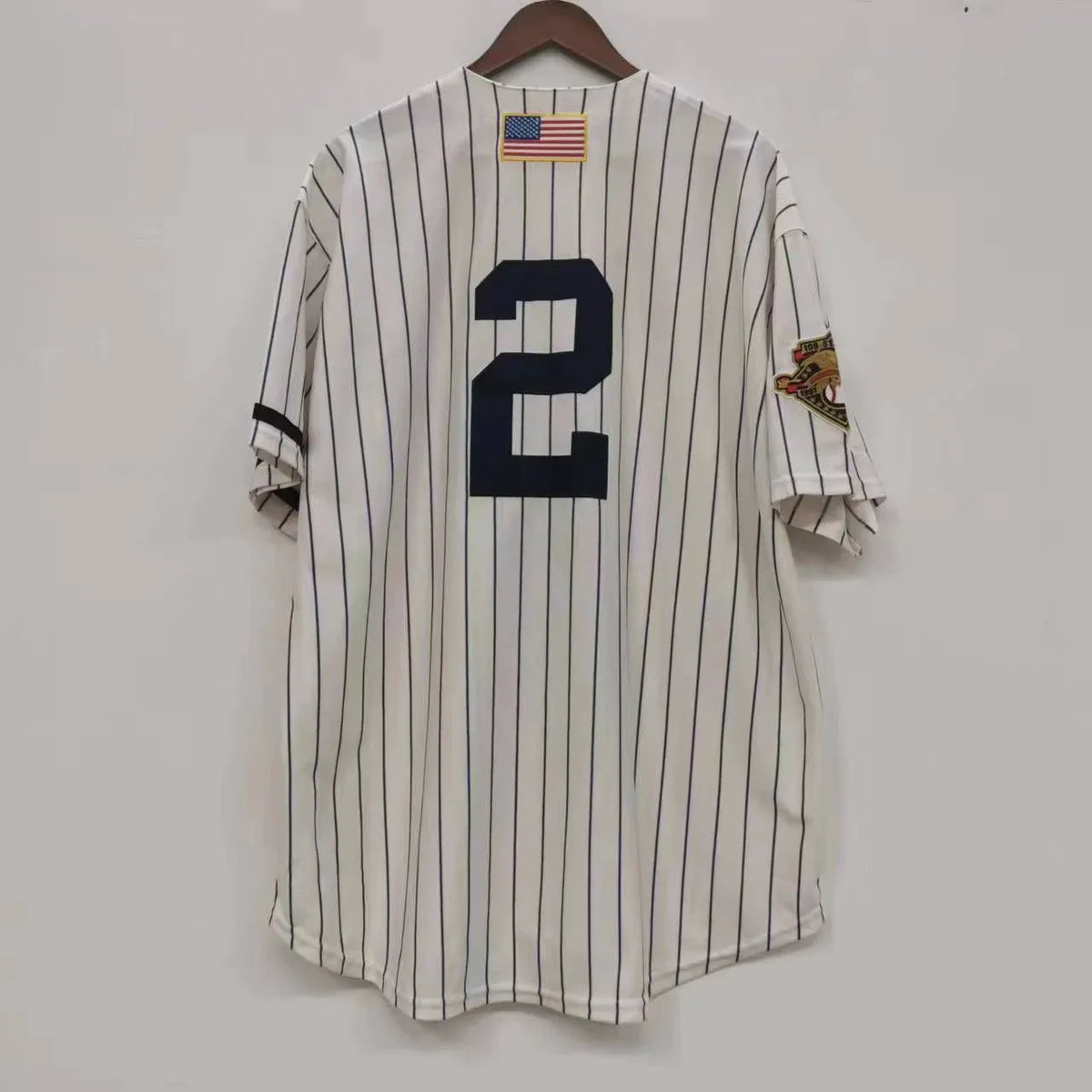 Derek Jeter New York Yankees Jersey white no name Mitchell & Ness product image 1, provided for visual reference and product