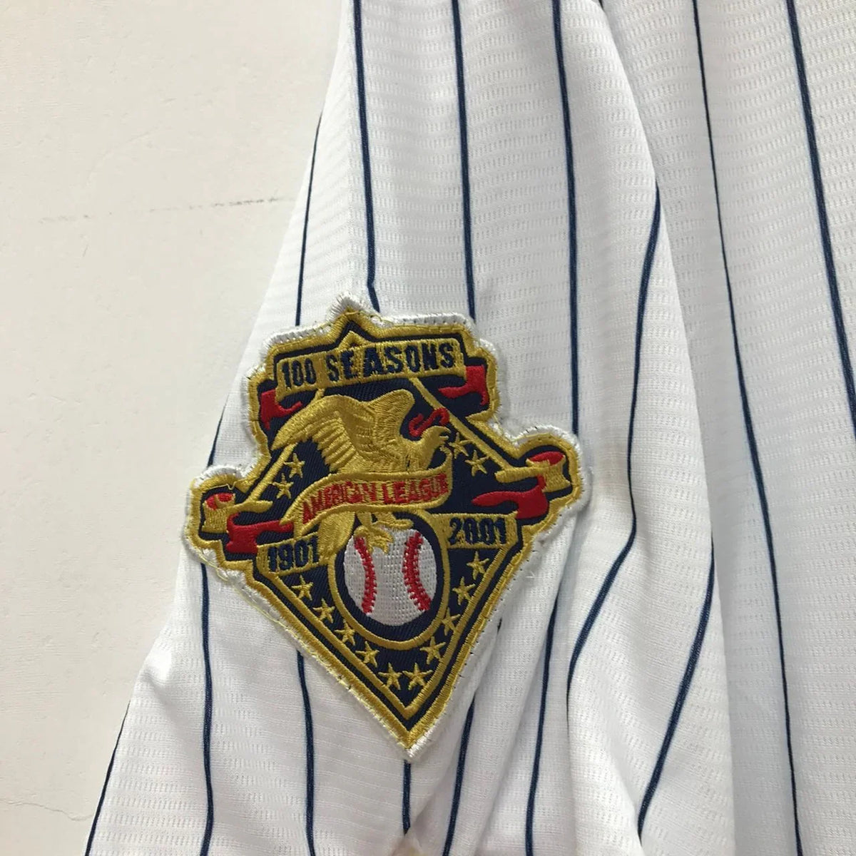 Derek Jeter New York Yankees Jersey white no name Mitchell & Ness product image 3, provided for visual reference and product
