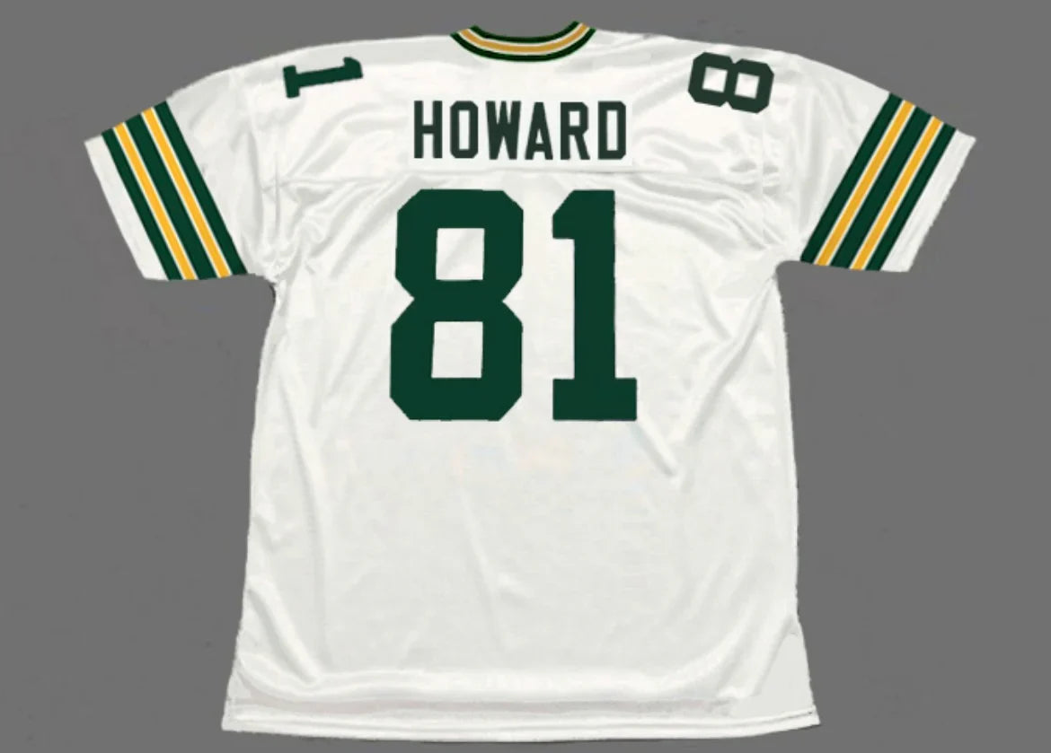 Desmond Howard Green Bay Packers NFL Mitchell & Ness Jersey white product image 1, provided for visual reference and product