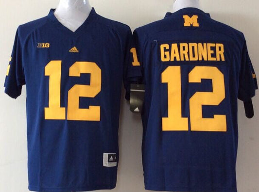 Devin Gardner Michigan Wolverines Jersey blue product image 1, provided for visual reference and product detail review
