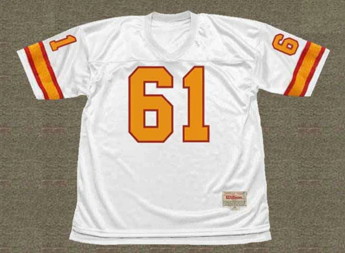 Dewey Selmon Tampa Bay Buccaneers 1976 NFL Jersey Mitchell & Ness White product image 2, provided for visual reference and