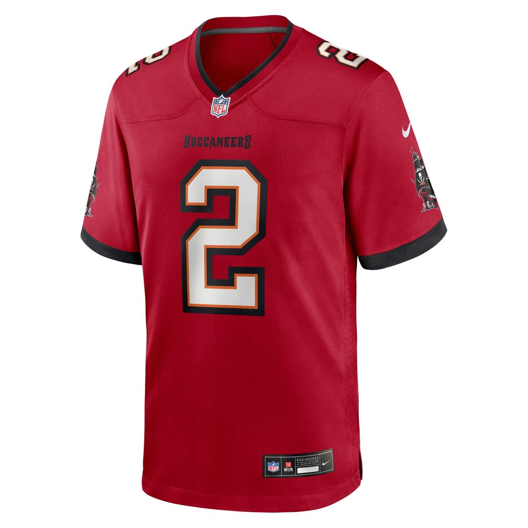 Men's Tampa Bay Buccaneers Emeka Egbuka Nike Red Team Game product image 8