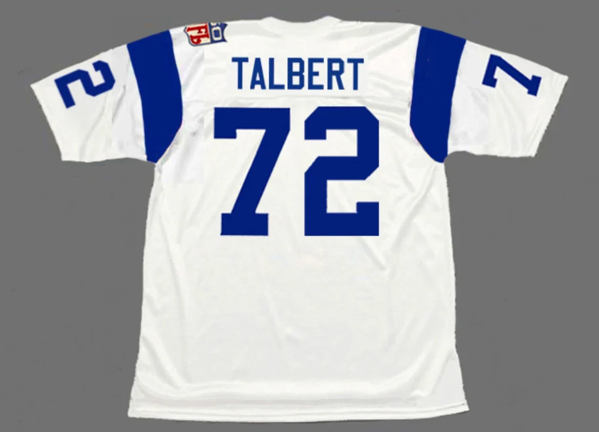 Diron Talbert 1969 Los Angeles Rams NFL Mitchell & Ness Jersey product image 1, provided for visual reference and product