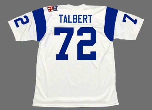 Diron Talbert 1969 Los Angeles Rams NFL Mitchell & Ness Jersey product image 1, provided for visual reference and product