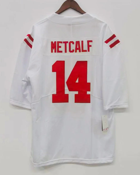 DK Metcalf Ole Miss Rebels Jersey white NIKE product image 1, provided for visual reference and product detail review