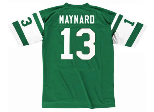 Don Maynard New York Jets Official NFL Mitchell & Ness Jersey Green product image 1, provided for visual reference and