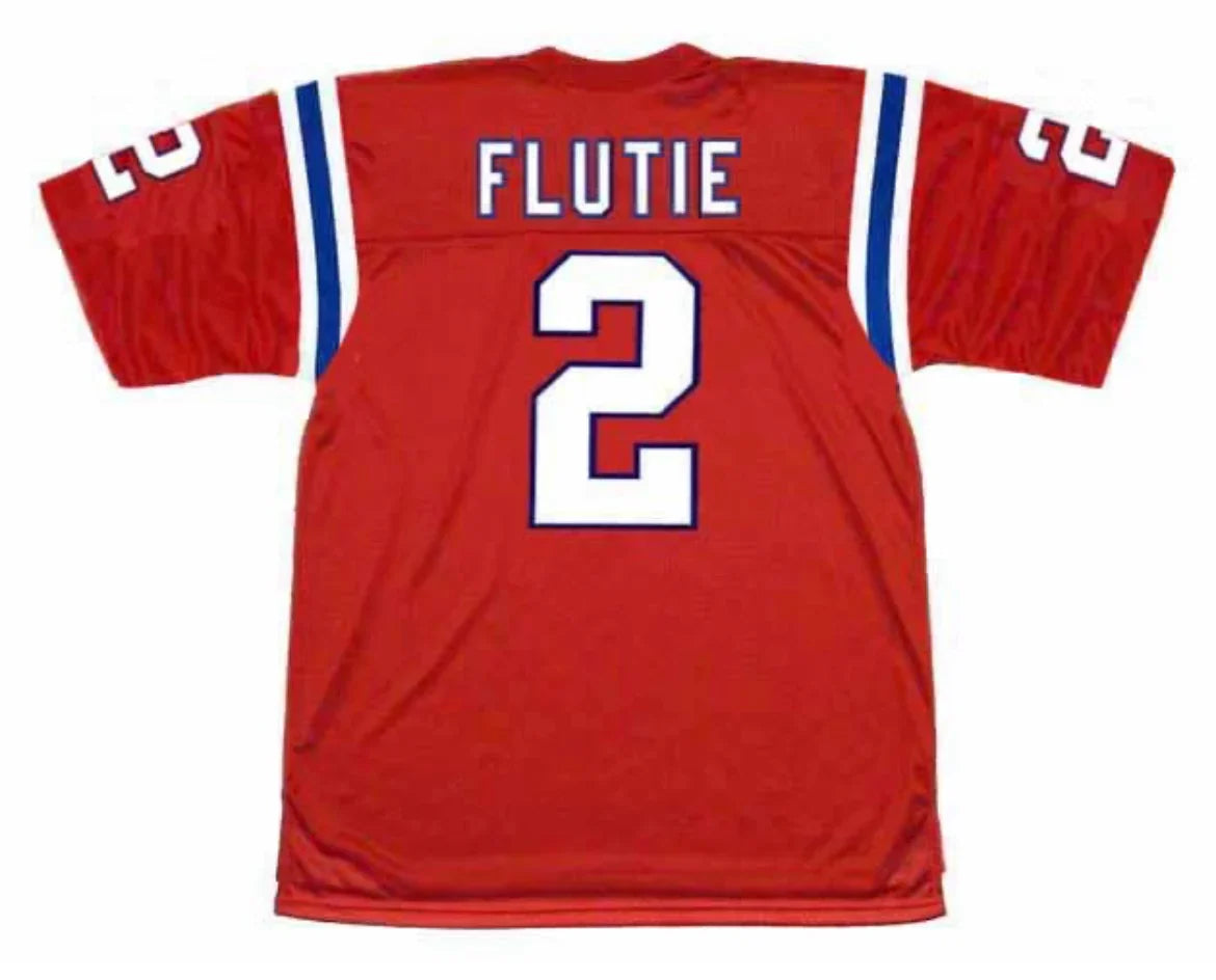 Doug Flutie New England Patriots Official NFL Mitchell & Ness Jersey product image 1, provided for visual reference and