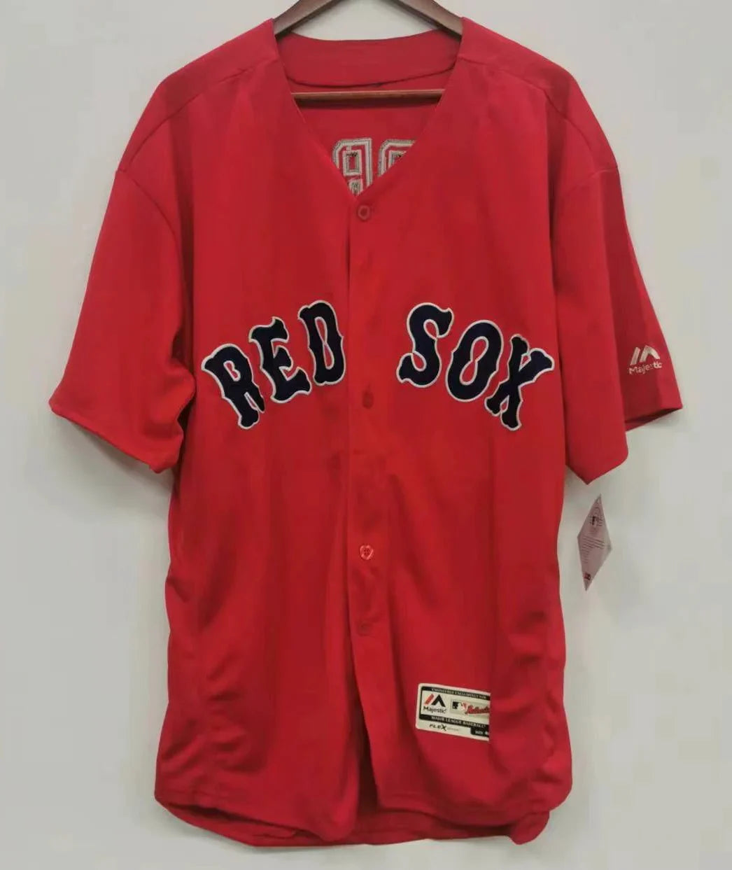 Dustin Pedroia Boston Red Sox Jersey product image 3, provided for visual reference and product detail review